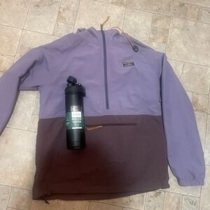 LL bean anorak + LL bean insulated Canteen